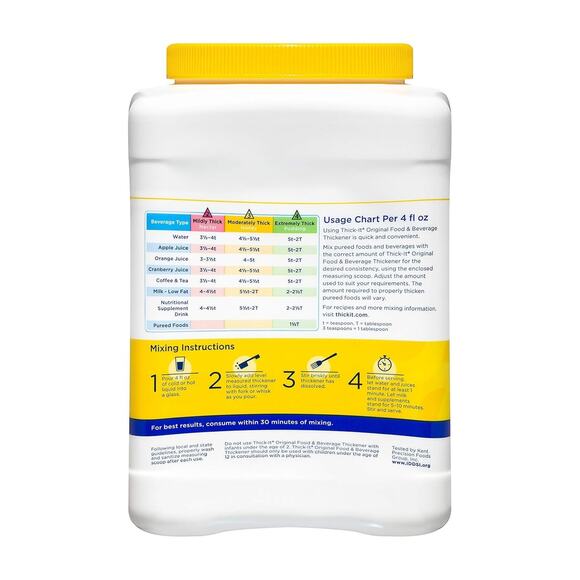 Thick-It Original Food & Drink Thickener Unflavored 36 oz. Canister - Picture 2 of 4